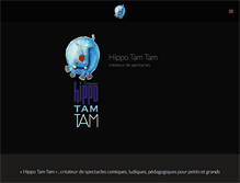 Tablet Screenshot of hippotamtam-spectacle.com